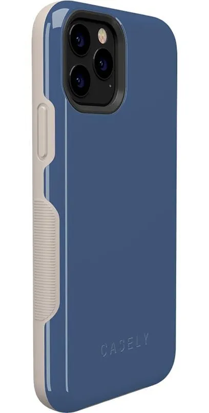 Steel Blue on Nude | Ultra-Protective Bold Case