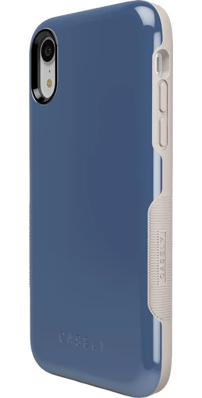 Steel Blue on Nude | Ultra-Protective Bold Case