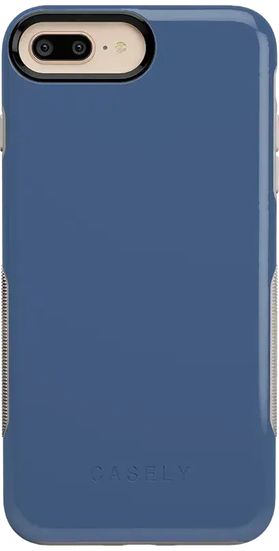 Steel Blue on Nude | Ultra-Protective Bold Case