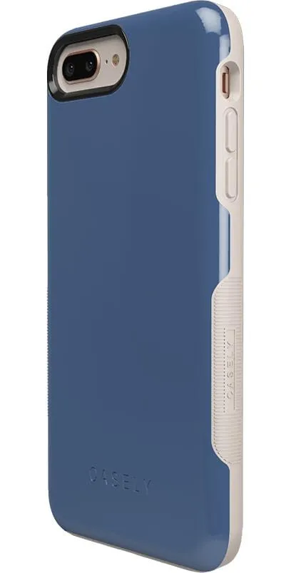 Steel Blue on Nude | Ultra-Protective Bold Case