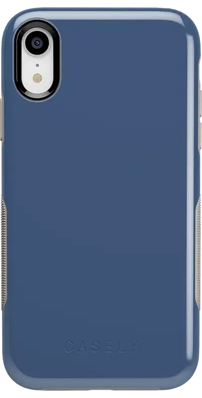 Steel Blue on Nude | Ultra-Protective Bold Case