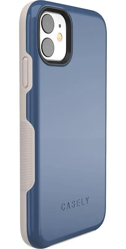 Steel Blue on Nude | Ultra-Protective Bold Case