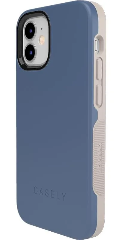 Steel Blue on Nude | Ultra-Protective Bold Case