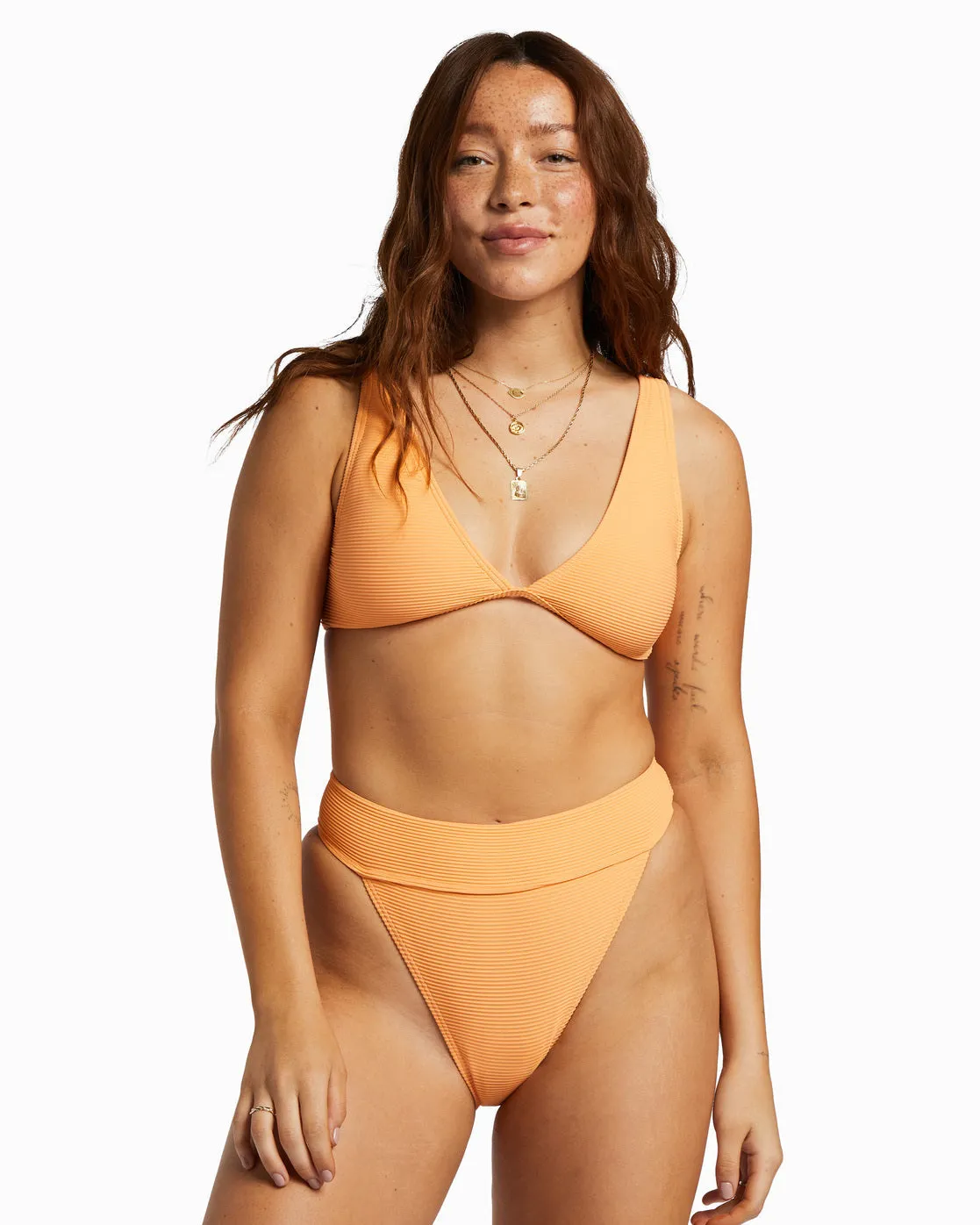 Tanlines Aruba Bikini Bottoms - Orange Peel