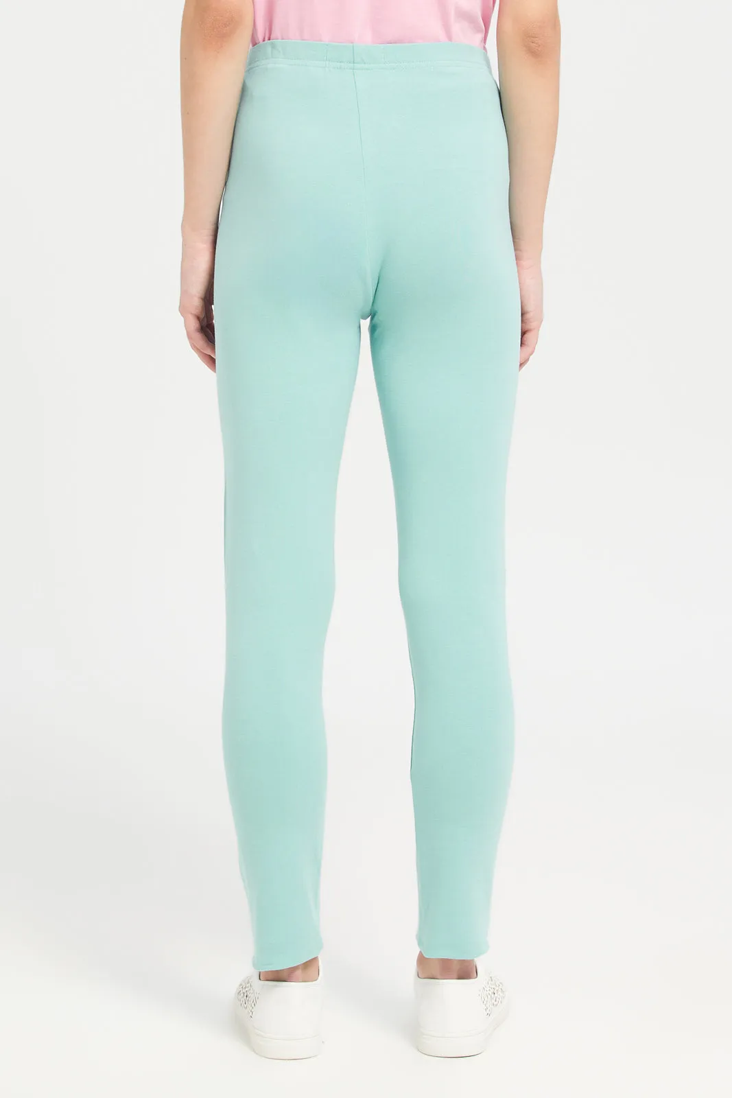 Teal Basic Leggings