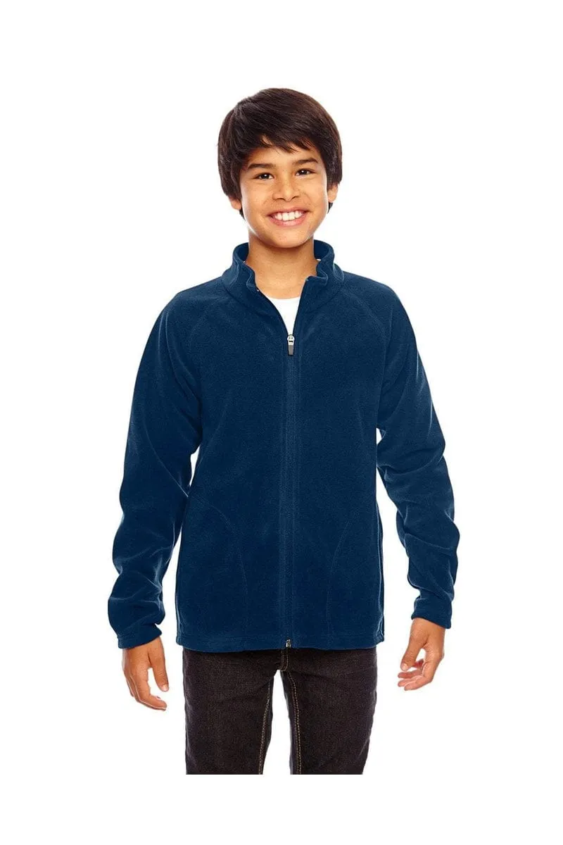 Team 365 TT90Y: Youth Campus Microfleece Jacket