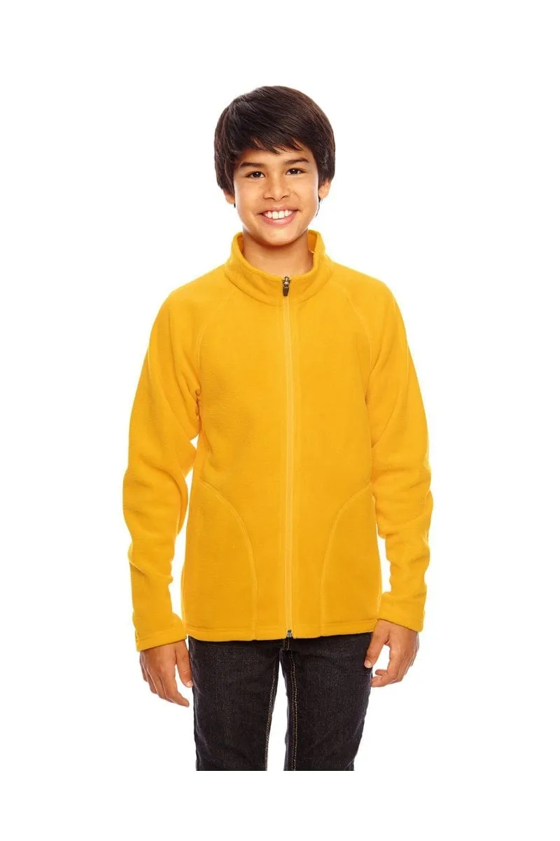 Team 365 TT90Y: Youth Campus Microfleece Jacket