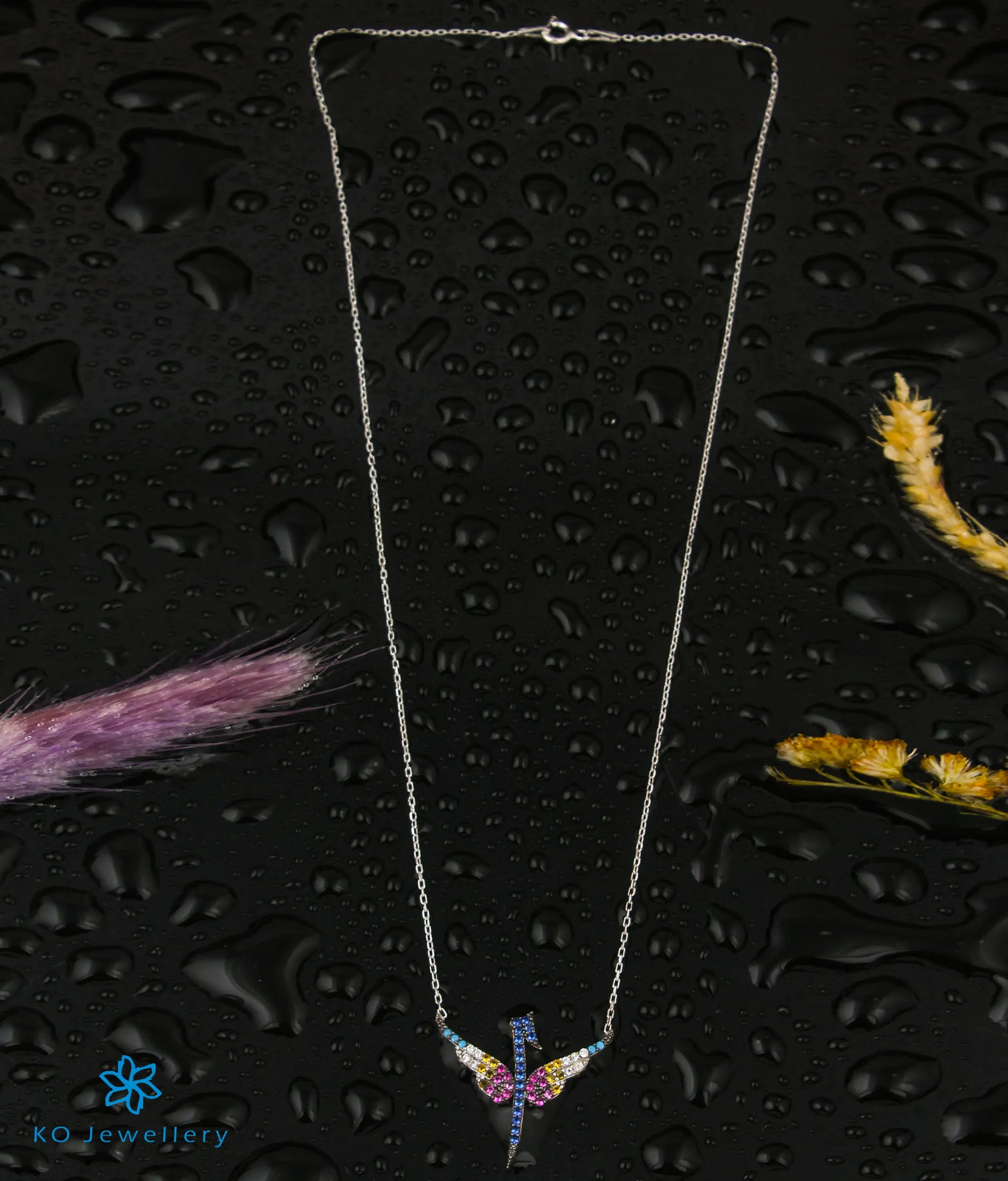 The Bird of Paradise Silver Necklace