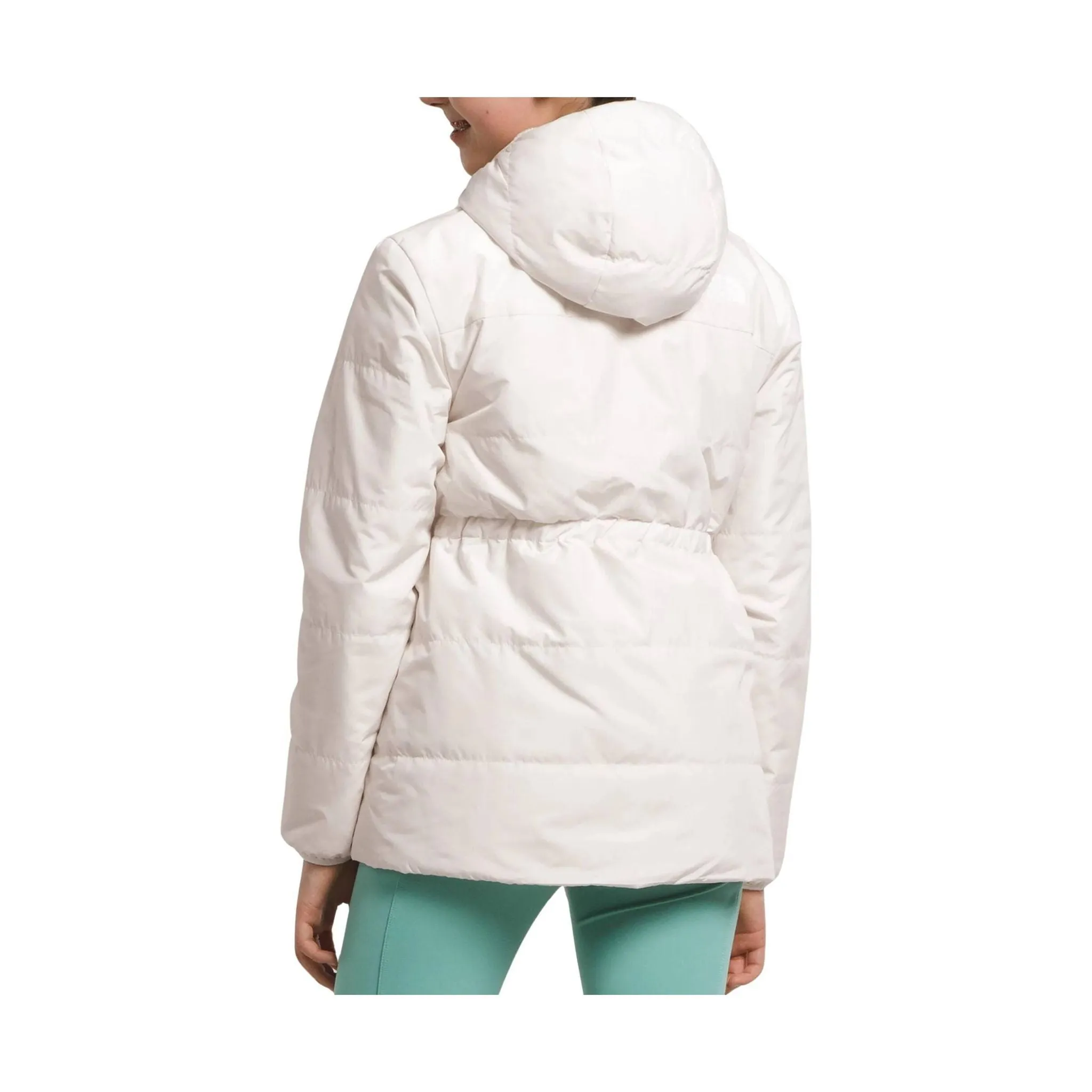 The North Face Kids' Reversible Mossbud Parka - Gardenia White