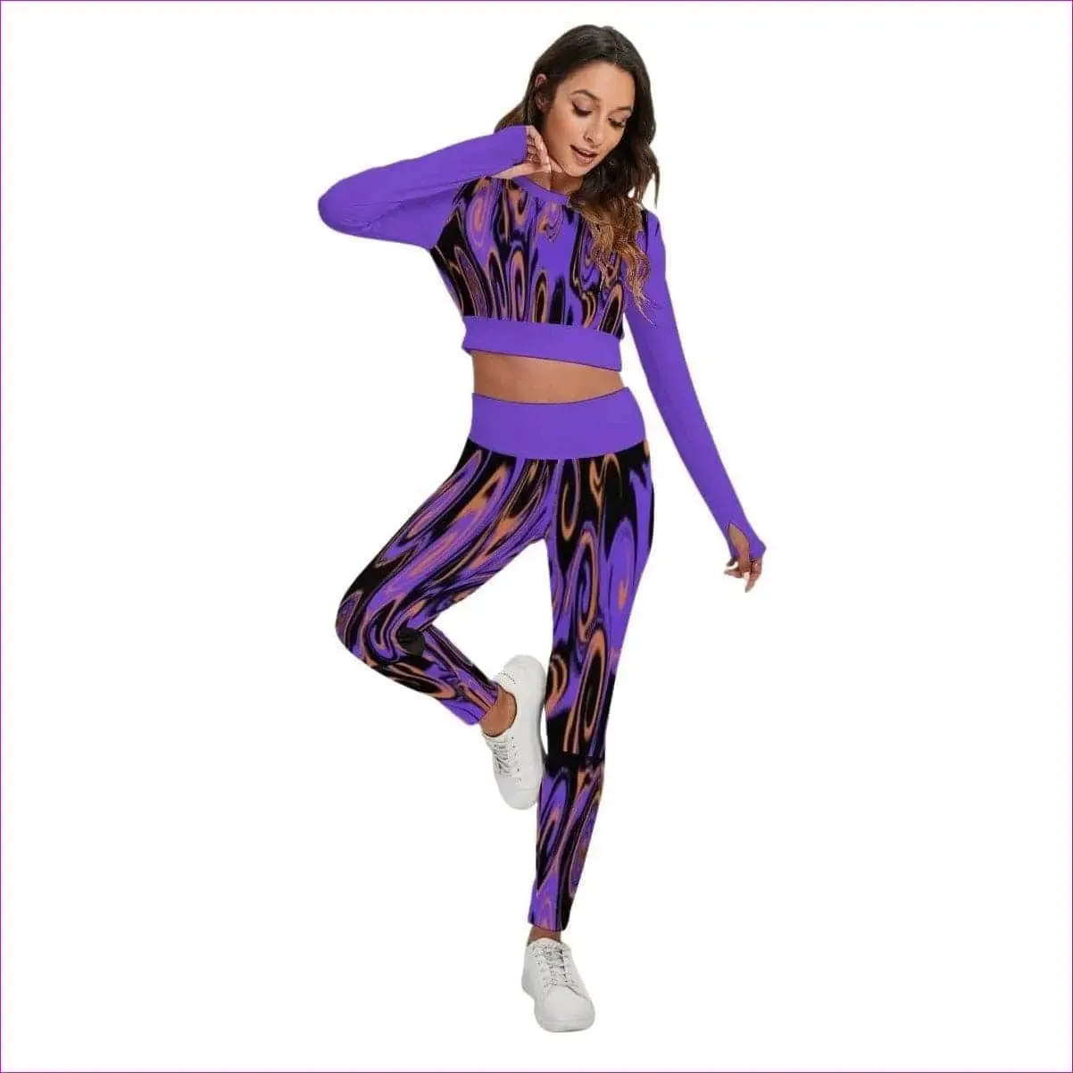 Trip 2 Women's Sport Set With Backless Top And Leggings