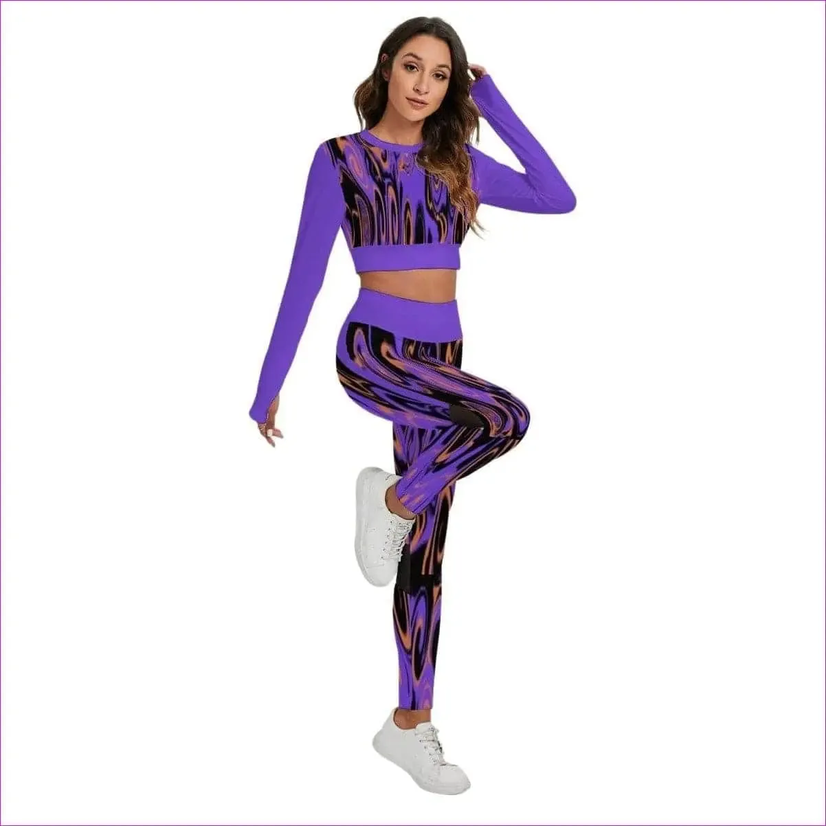 Trip 2 Women's Sport Set With Backless Top And Leggings