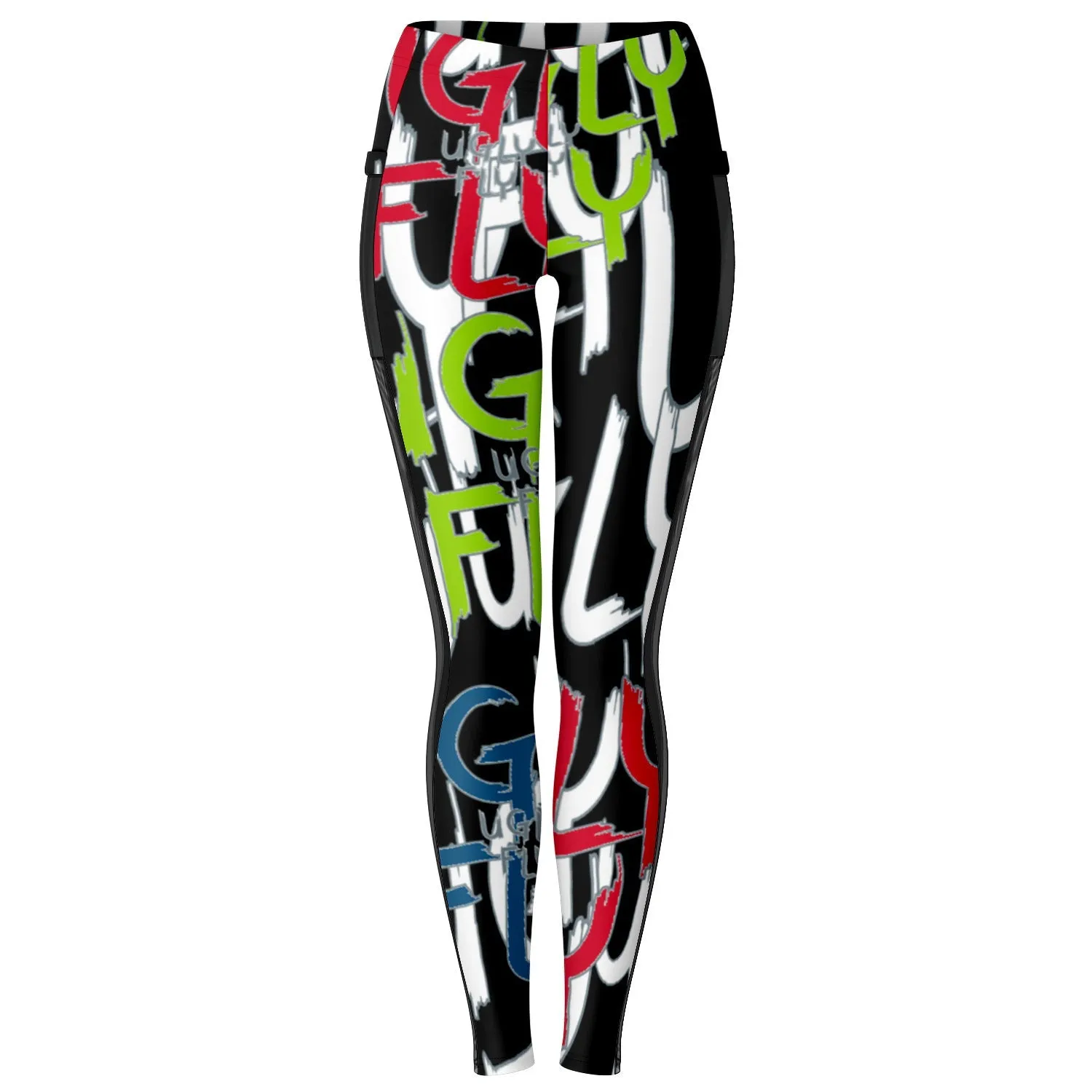 Ugly Fly Mesh Leg & Side Pocket Activewear Leggings