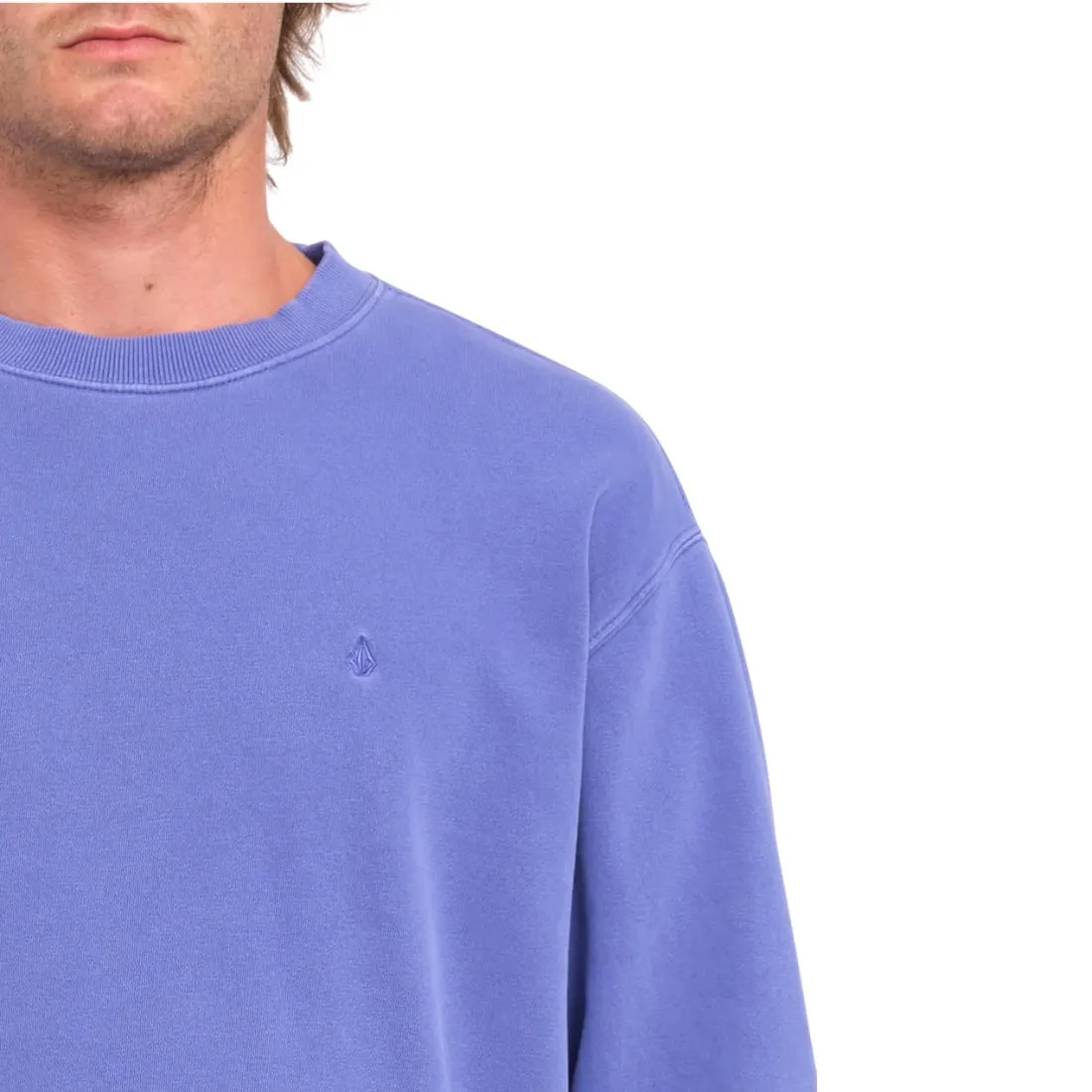 Volcom Single Stone Crew Fleece - Ballpoint Blue