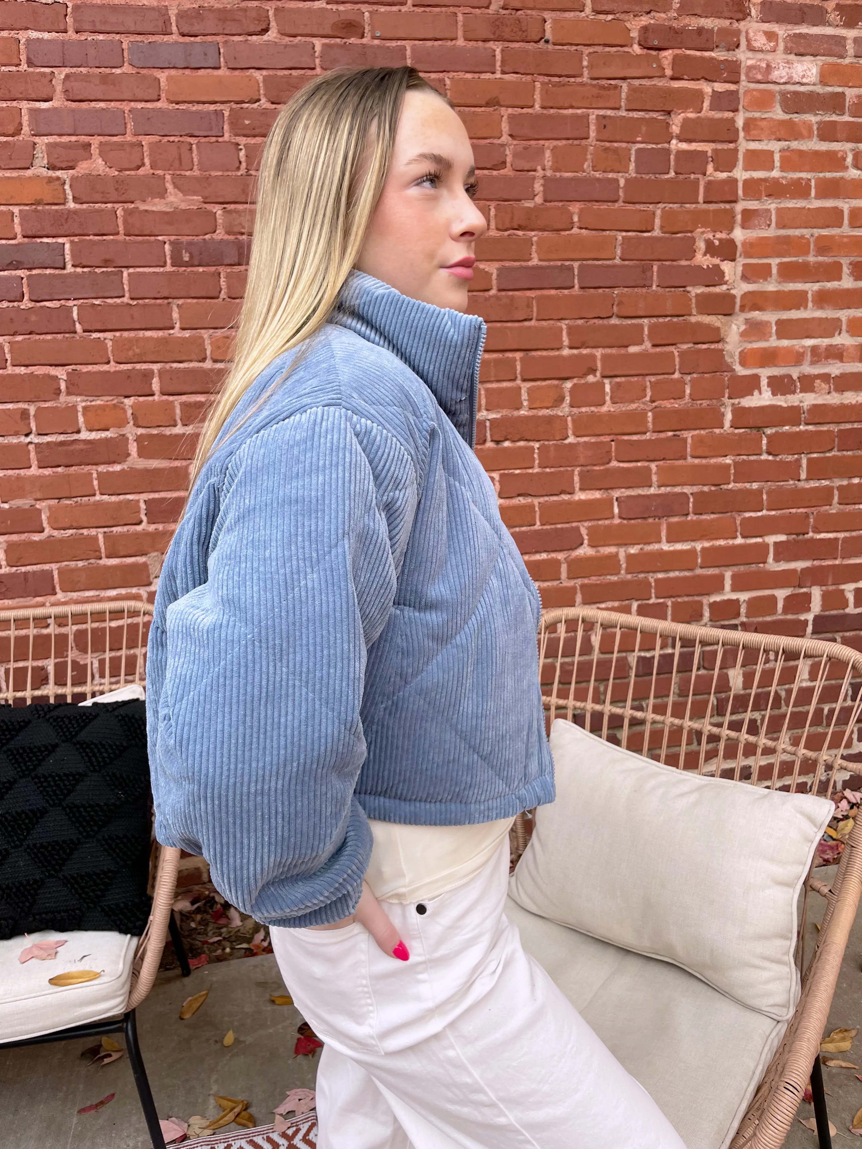 Weekends in Vail Jacket in Blue