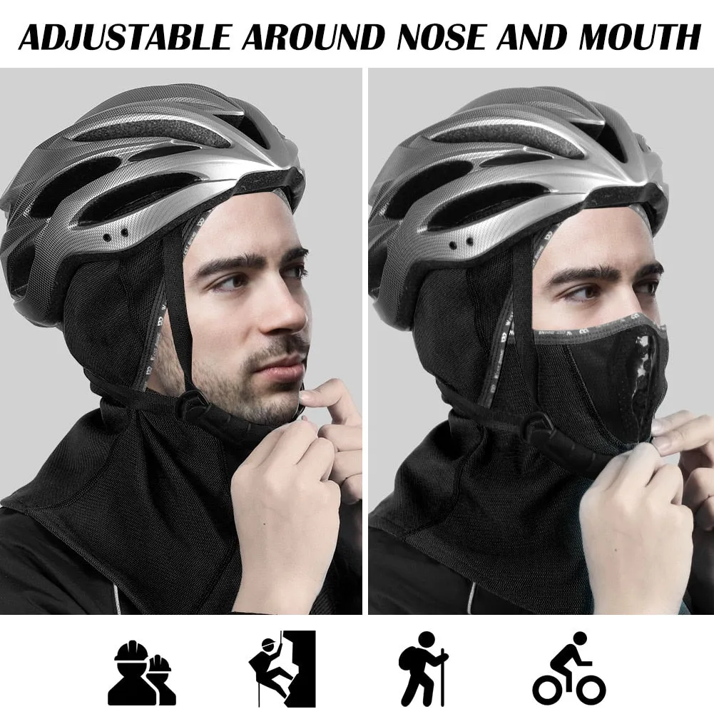 Winter Fleece Cycling Cap Warm Balaclava Tactical Soldier Hood Outdoor Sport Neck Warmer Ski Motorcycle Bicycle Hat