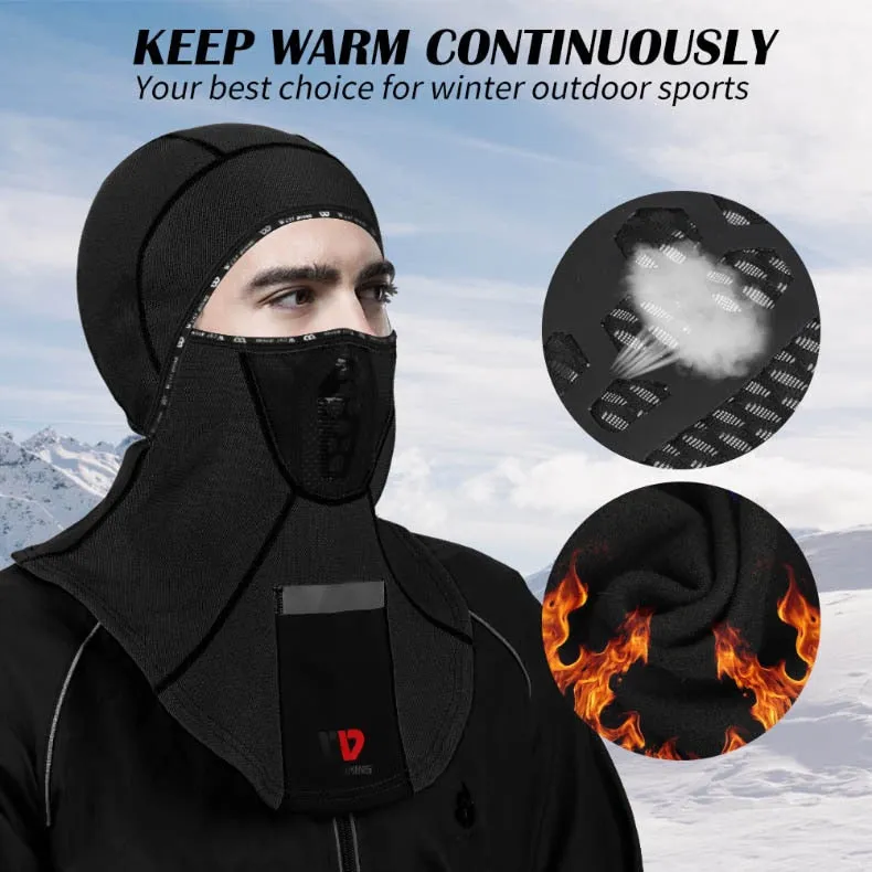 Winter Fleece Cycling Cap Warm Balaclava Tactical Soldier Hood Outdoor Sport Neck Warmer Ski Motorcycle Bicycle Hat