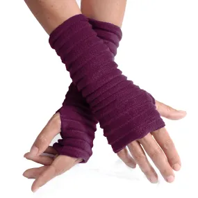 Wristees® Fingerless Gloves - Wine red