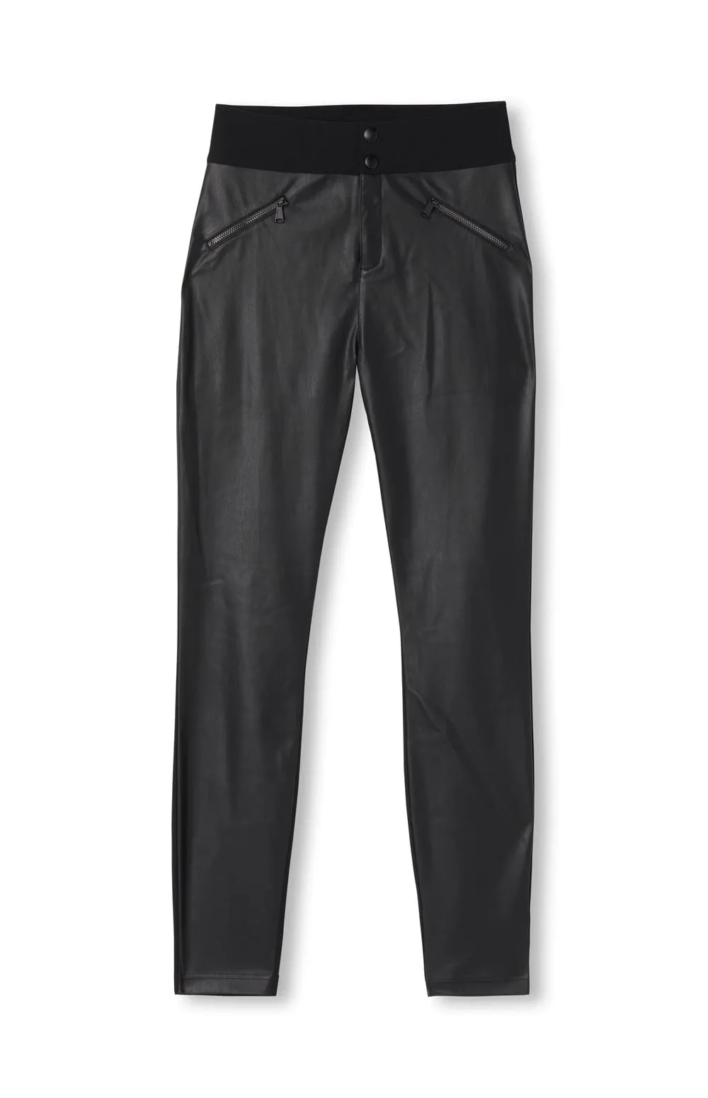 Zurich Pant | Black Faux Leather